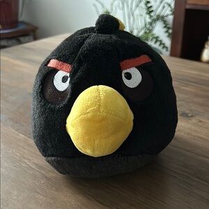 Black and Yellow Angry Bird Plush Toy 2010